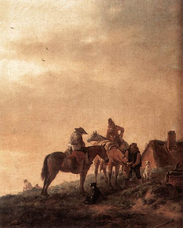 WOUWERMAN, Philips Rider's Rest Place q4r oil painting image